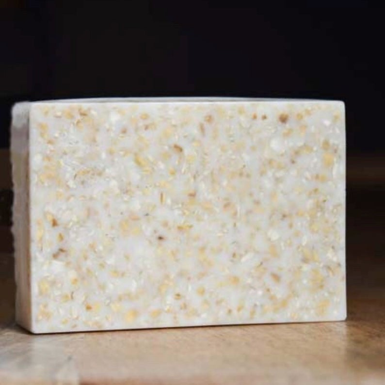 Handmade Moisturizing Oatmeal Honey Soap For Dry Skin